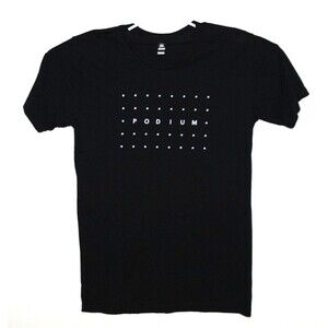 AS Colour Staple Mens Short Sleeve Crew Neck Black T Shirt Cotton Graphic Med
